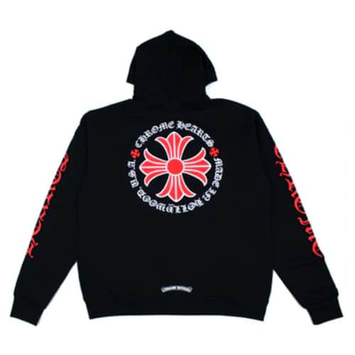 Chrome Hearts Made In Hollywood Cross Zip Up Hoodie