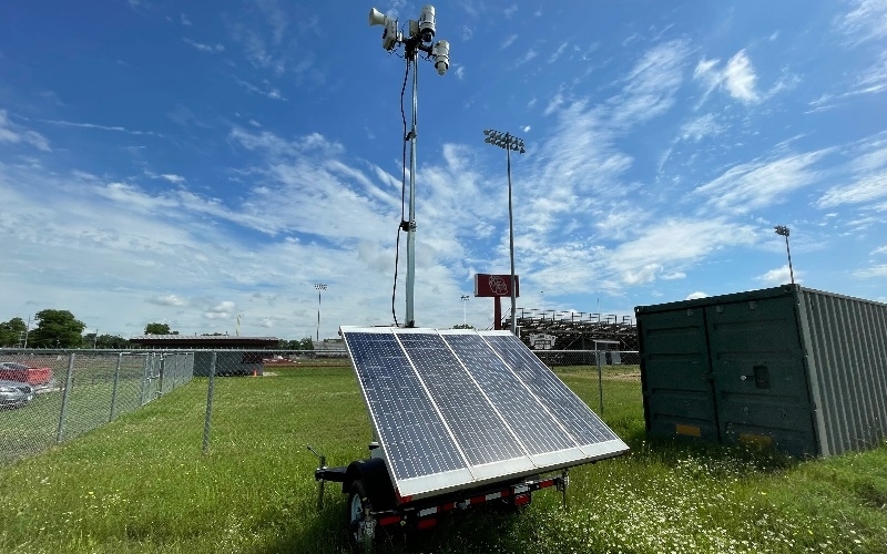 Mobile Surveillance Camera Trailer