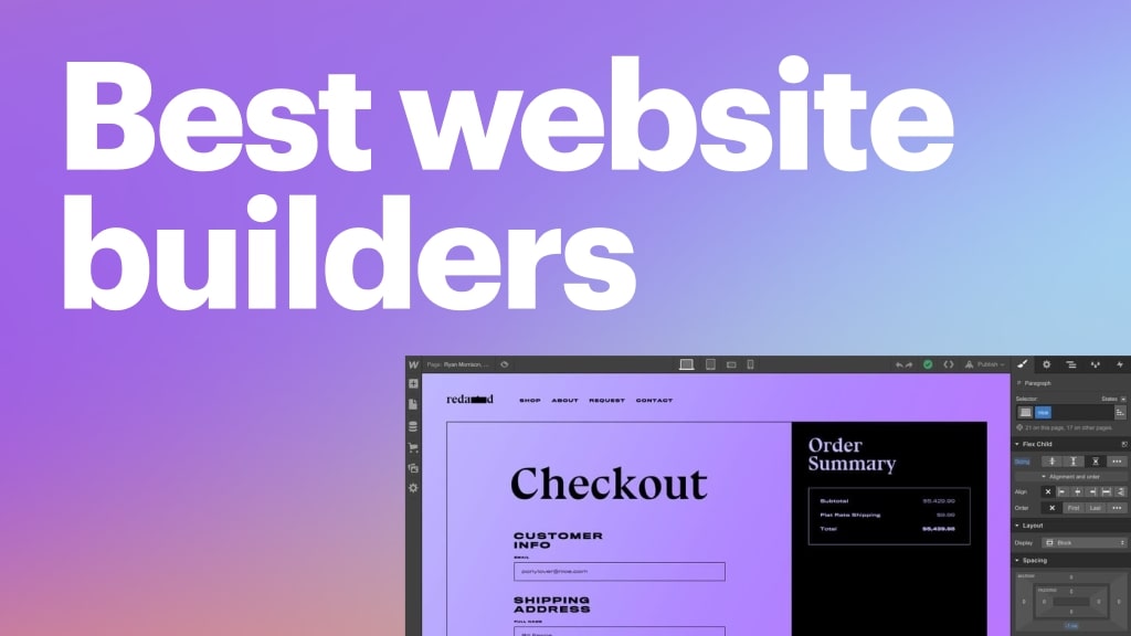 best website builder sites